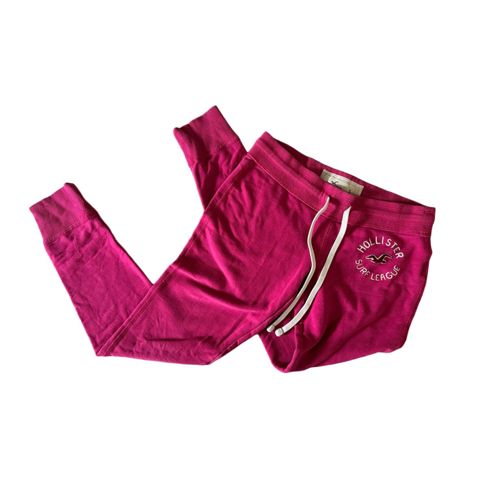 HOLLISTER Y2K PINK SKINNY JOGGER WITH TIE WAIST